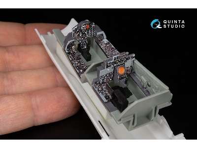 F-4 S Phantom Ii - 3d-printed & Coloured Interior On Decal Paper With 3d-printed Resin Part (For Academy Kits) - image 7