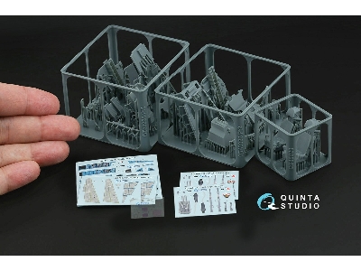 Sukhoi Su-30 Sm - 3d-printed & Coloured Interior With 3d-printed Resin Parts (For Zvezda Kits) - image 2