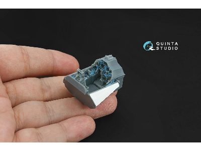 Sukhoi Su-30 Sm - 3d-printed & Coloured Interior With 3d-printed Resin Parts (For Zvezda Kits) - image 5