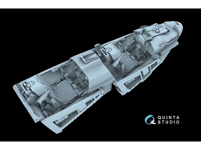 Sukhoi Su-30 Sm - 3d-printed & Coloured Interior With 3d-printed Resin Parts (For Zvezda Kits) - image 11