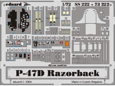 P-47D-20 1/72 - Tamiya - image 1