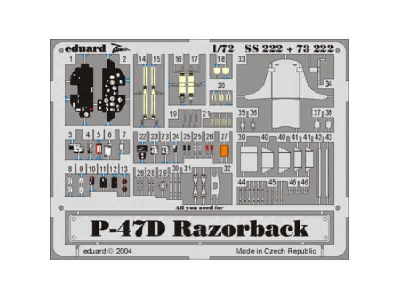 P-47D-20 1/72 - Tamiya - image 1