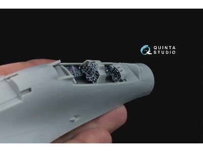 Sukhoi Su-27 Ub - 3d-printed & Coloured Interior On Decal Paper With 3d-printed Resin Part (For Trumepter Kits) - image 3