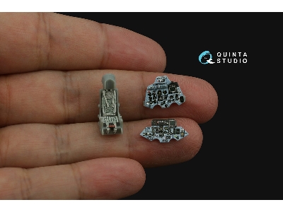 Sukhoi Su-27 Ub - 3d-printed & Coloured Interior On Decal Paper With 3d-printed Resin Part (For Trumepter Kits) - image 4