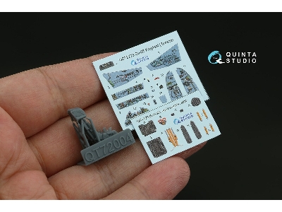 Sukhoi Su-25 - 3d-printed & Coloured Interior With 3d-printed Parts (For Zvezda Kits) - image 2