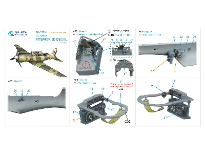 Sukhoi Su-2 - 3d-printed & Coloured Interior With 3d-printed Resin Parts (For Icm Kits) - image 10