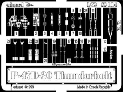 P-47D-20 1/72 - Academy Minicraft - image 1