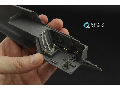Messerschmitt Bf 109 G-5 / G-6 - 3d-printed & Coloured Interior (For Airfix Kits) - image 6