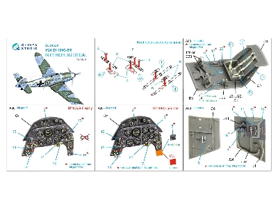 Messerschmitt Bf 109 G-5 / G-6 - 3d-printed & Coloured Interior (For Airfix Kits) - image 10