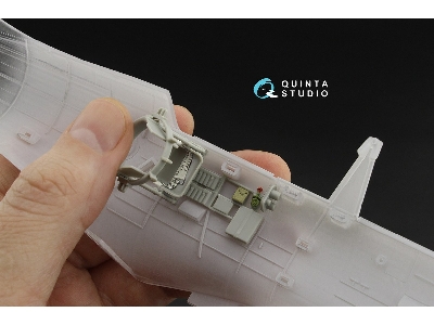 Sbd Dauntless Family Rear Cockpit - 3d-printed & Coloured Interior (For Trumpeter Kits) - image 7
