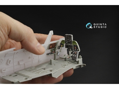 Douglas Sbd-2 Dauntless Pilot's Cockpit  - 3d-printed & Coloured Interior (For Trumpeter Kits) - image 9