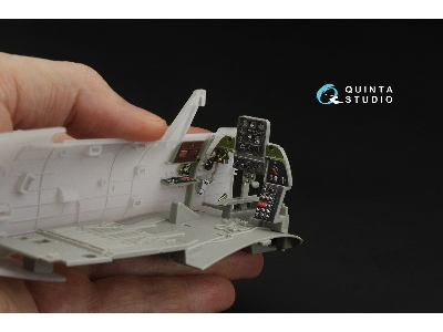Douglas Sbd-3 / Sbd-4 Dauntless Pilot's Cockpit  - 3d-printed & Coloured Interior (For Trumpeter Kits) - image 9