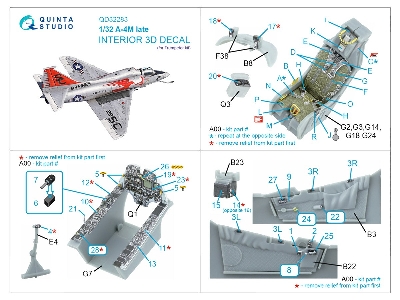 Douglas A-4 M Skyhawk - 3d-printed & Coloured Interior (For Trumpeter Kits) - image 3