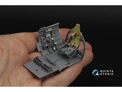 Macchi Mc.200 Saetta - 3d-printed & Coloured Interior (For Italeri Kits) - image 8