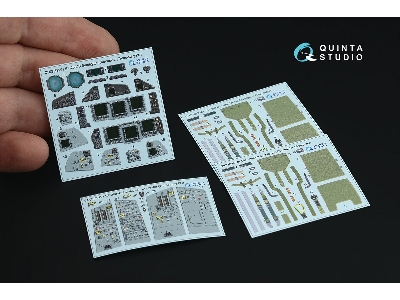 Eurofighter Typhoon Ef-2000 B / T Twin-seater - 3d-printed & Coloured Interior On Decal Paper (For Trumpeter Kits) - image 2