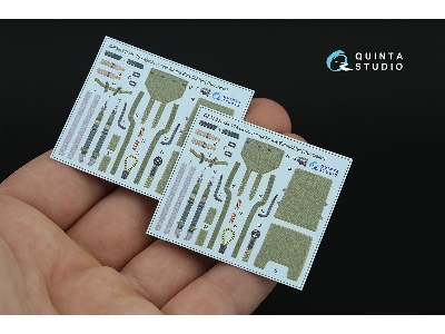 Eurofighter Typhoon Ef-2000 B / T Twin-seater - 3d-printed & Coloured Interior On Decal Paper (For Trumpeter Kits) - image 5