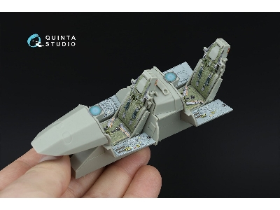 Eurofighter Typhoon Ef-2000 B / T Twin-seater - 3d-printed & Coloured Interior On Decal Paper (For Trumpeter Kits) - image 9