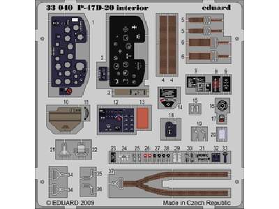 P-47D-20 interior S. A. 1/32 - Trumpeter - image 1