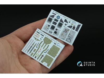 Eurofighter Typhoon Ef-2000 / 2000 A Single-seater - 3d-printed & Coloured Interior On Decal Paper (For Trumpeter Kits) - image 