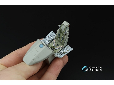 Eurofighter Typhoon Ef-2000 / 2000 A Single-seater - 3d-printed & Coloured Interior On Decal Paper (For Trumpeter Kits) - image 