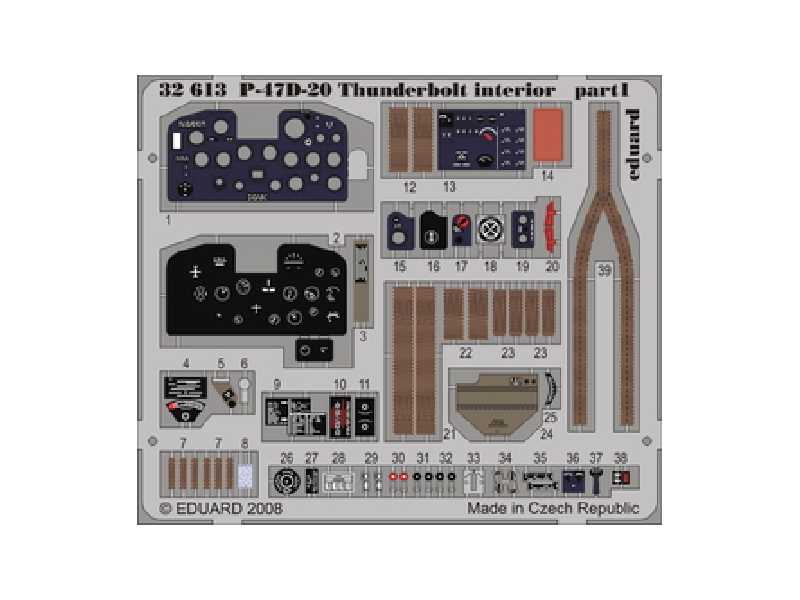 P-47D-20 interior S. A. 1/32 - Trumpeter - image 1