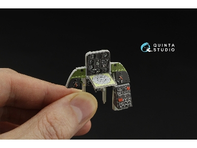 Douglas Sbd-5 Dauntless / A-24 B Banshee Pilot's Cockpit - 3d-printed & Coloured Interior (For Trumpeter Kits) - image 5