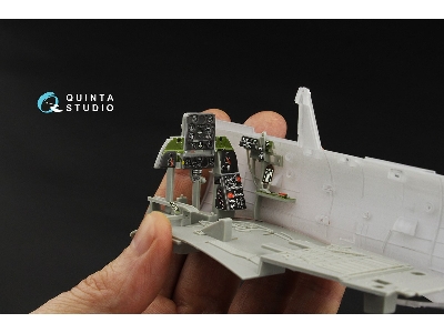 Douglas Sbd-5 Dauntless / A-24 B Banshee Pilot's Cockpit - 3d-printed & Coloured Interior (For Trumpeter Kits) - image 9
