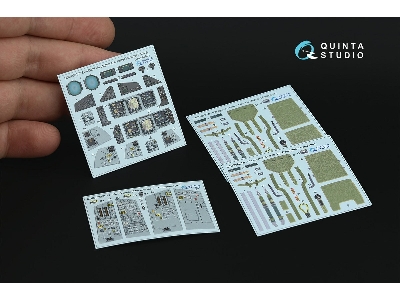 Eurofighter Typhoon Twin-seater (Powered-up Displays) - 3d-printed & Coloured Interior (For Trumpeter Kits) - image 2