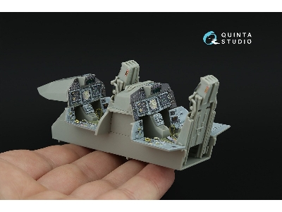 Eurofighter Typhoon Twin-seater (Powered-up Displays) - 3d-printed & Coloured Interior (For Trumpeter Kits) - image 8