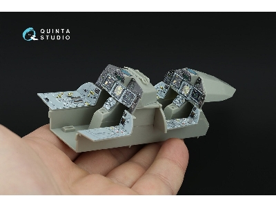 Eurofighter Typhoon Twin-seater (Powered-up Displays) - 3d-printed & Coloured Interior (For Trumpeter Kits) - image 12