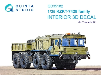 Kzkt-7428 Family - 3d-printed & Coloured Interior (For Trumpeter Kits) - image 1