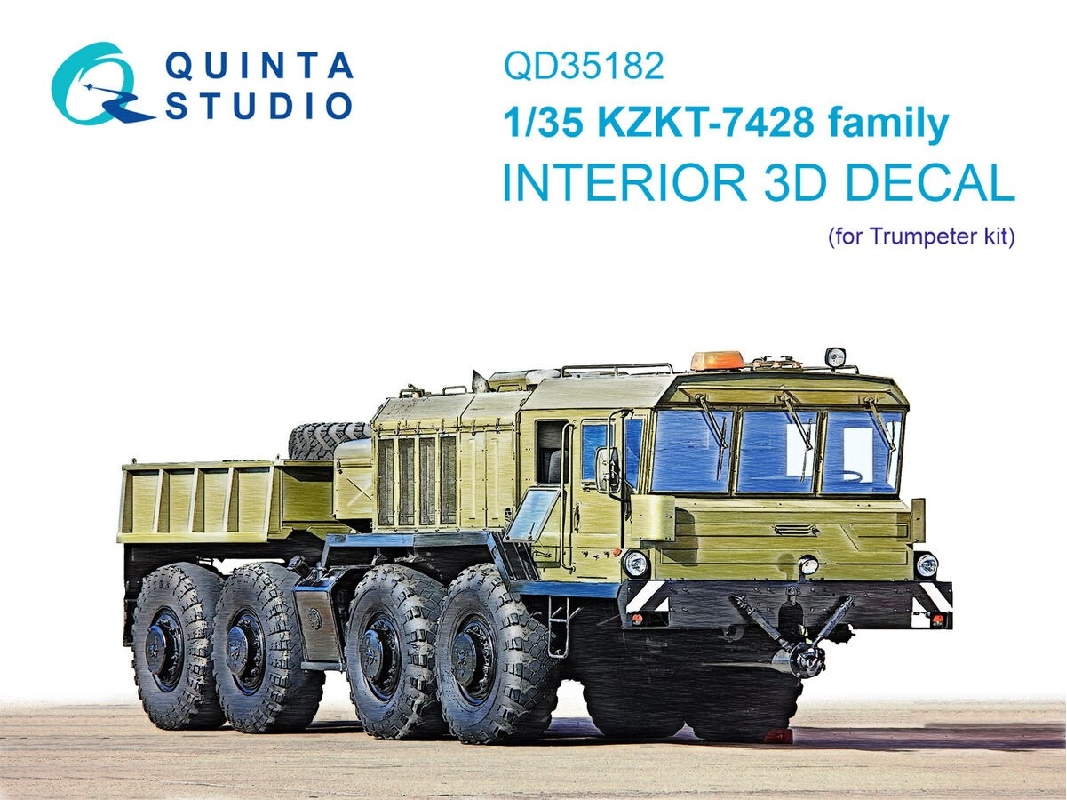 Kzkt-7428 Family - 3d-printed & Coloured Interior (For Trumpeter Kits) - image 1