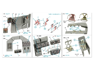 Heinkel He-111 H-6 - 3d-printed & Coloured Interior (For Border Model Kits) - image 3