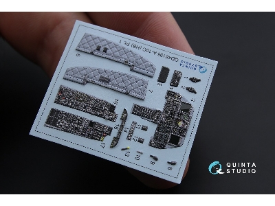 Fairchild A-10 C Thunderbolt Ii - 3d-printed & Coloured Interior (For A-10 A Hobby Boss Kits) - image 3