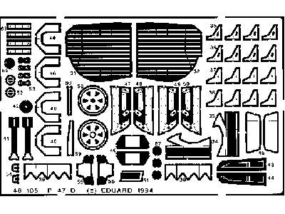 P-47D-25 1/48 - Monogram - image 3