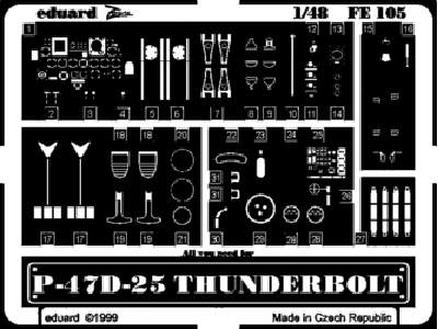 P-47D-25 1/48 - Academy Minicraft - - image 1