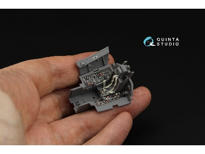 Grumman F9f-8p Photo-cougar - 3d-printed & Coloured Interior (For Kitty Hawk Kits) - image 7