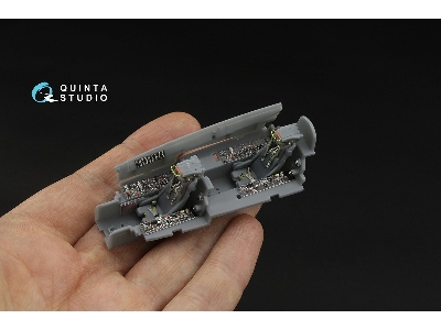 Grumman Tf-9j / F9f-8t Twin Cougar/Twogar - 3d-printed & Coloured Interior (For Kitty Hawk Kits) - image 7