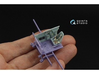 Messerschmitt Bf 109 E-3 / E-4 - 3d-printed & Coloured Interior (For Dragon Kits) - image 8