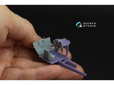 Messerschmitt Bf 109 E-3 / E-4 - 3d-printed & Coloured Interior (For Dragon Kits) - image 10