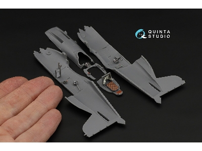 Boeing F4b-4 - 3d-printed & Coloured Interior On Decal Paper (For Clear Prop Kits) - image 5