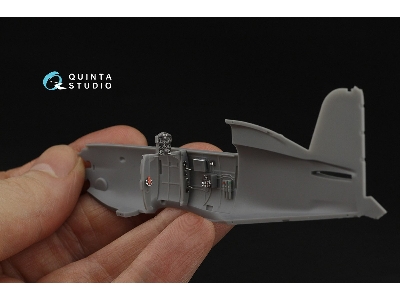 Boeing F4b-4 - 3d-printed & Coloured Interior On Decal Paper (For Clear Prop Kits) - image 7