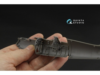 Supermarine Spitfire Tr.9 - 3d-printed & Coloured Interior On Decal Paper (For Airfix Kits) - image 6