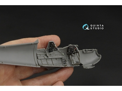 Supermarine Spitfire Tr.9 - 3d-printed & Coloured Interior On Decal Paper (For Airfix Kits) - image 7