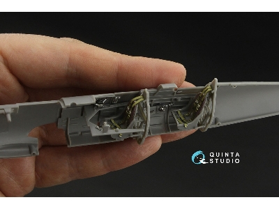 Supermarine Spitfire Tr.9 - 3d-printed & Coloured Interior On Decal Paper (For Airfix Kits) - image 8