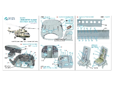 Mi-8mtv5 (Late) - 3d-printed & Coloured Interior On Decal Paper (For Trumpeter Kits) - image 6