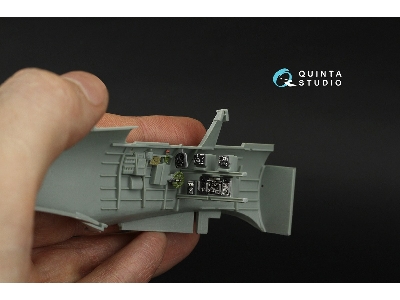 Douglas Sbd Dauntless Family Rear Cockpit - 3d-printed & Coloured Interior (For Accurate Miniatures / Academy / Etc. Kits) - ima