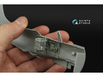 Douglas Sbd Dauntless Family Rear Cockpit - 3d-printed & Coloured Interior (For Accurate Miniatures / Academy / Etc. Kits) - ima