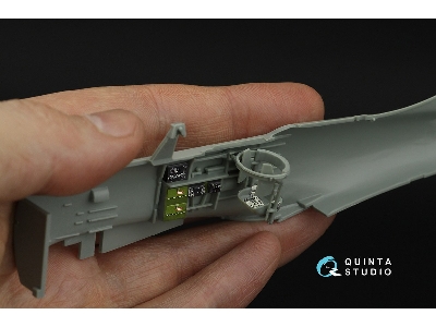 Douglas Sbd Dauntless Family Rear Cockpit - 3d-printed & Coloured Interior (For Accurate Miniatures / Academy / Etc. Kits) - ima