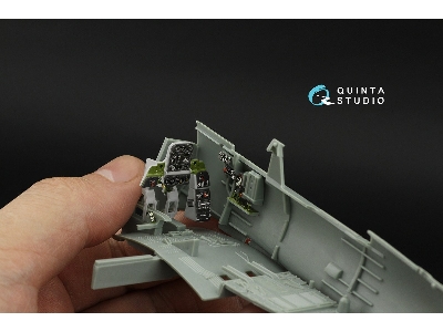 Douglas Sbd Dauntless Family Pilot's Cockpit - 3d-printed & Coloured Interior (For Accurate Miniatures / Academy / Etc. Kits) - 